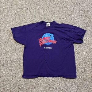 Vintage Made in the U.S.A. Planet Hollywood Graphic T-shirt Beverly Hills